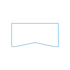 Furniture Conference Tables Everywhere Table Concave Rectangular T Leg Outline Svg File, Free Vectors File